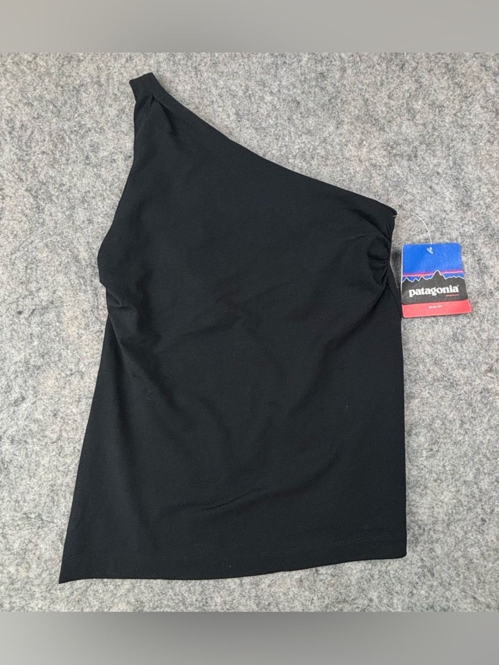 Patagonia One-Shoulder Black Women's Top New WithOUT Tags